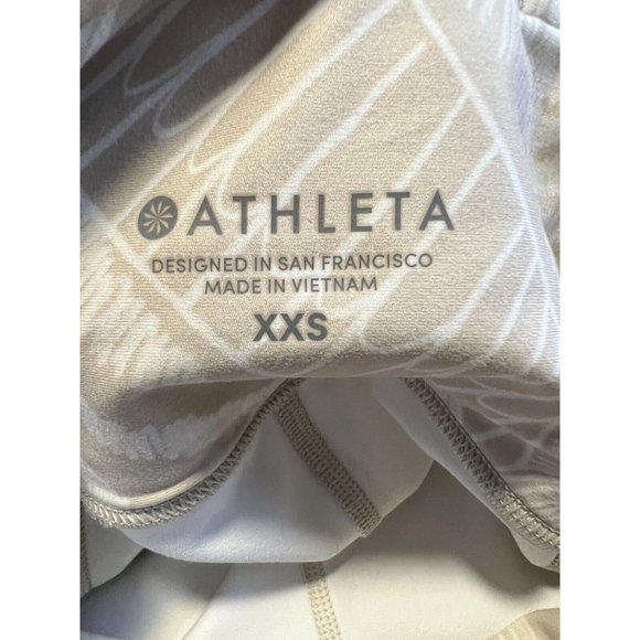 Athleta WORN ONCE  crop Legging‎ powerfully worn beige size xxs - Picture 6 of 10